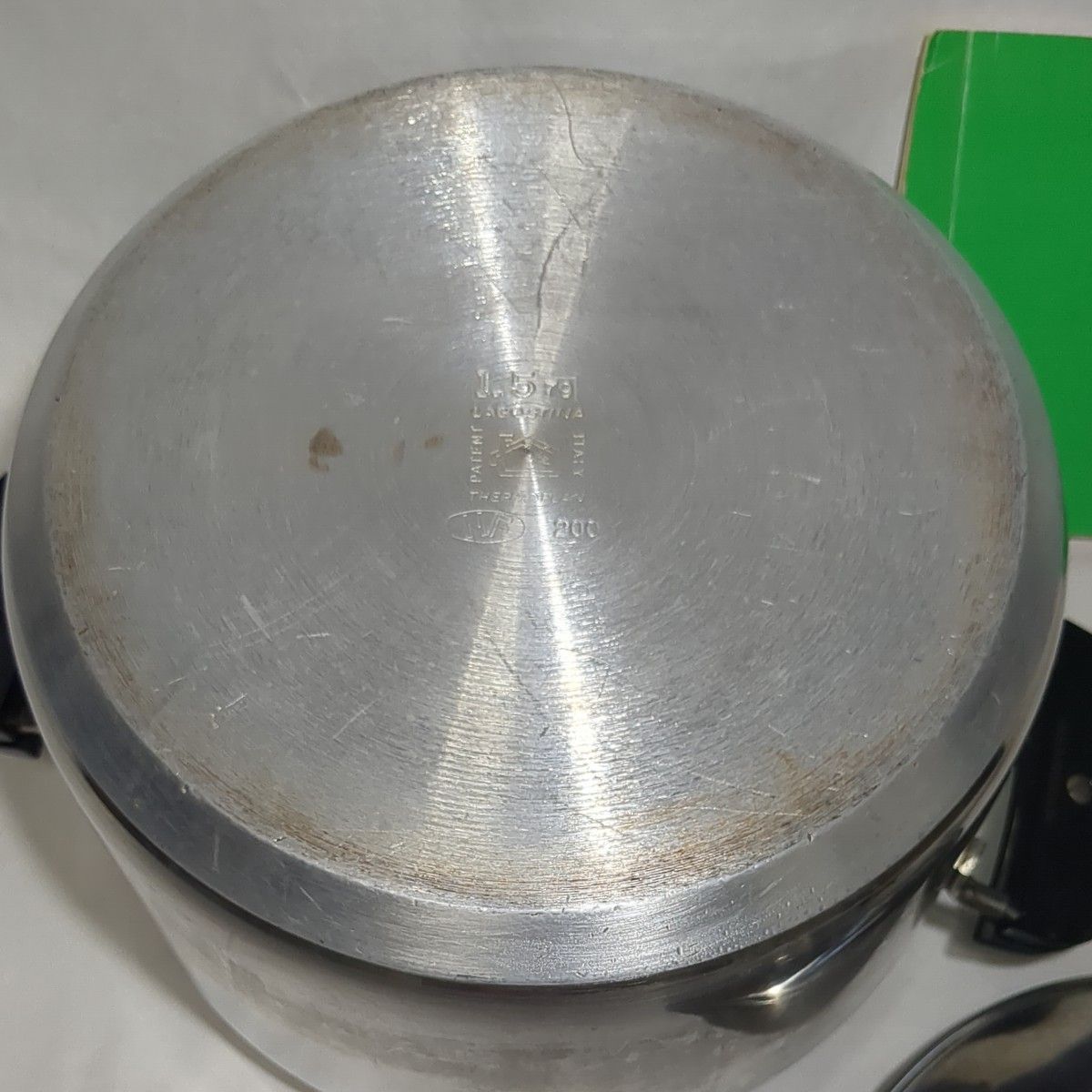 ラゴスティーナ圧力鍋 ガス火のみ イタリア製 USED良品 ラゴスティーナ圧力鍋 5リットル ガス火のみ LAGOSTINA