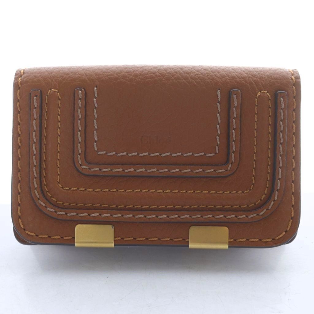 クロエ CHLOE マーシー MARCIE カードケース 名刺入れ レザー ブラウン CHC19WP57416125M |YO19 SH OH