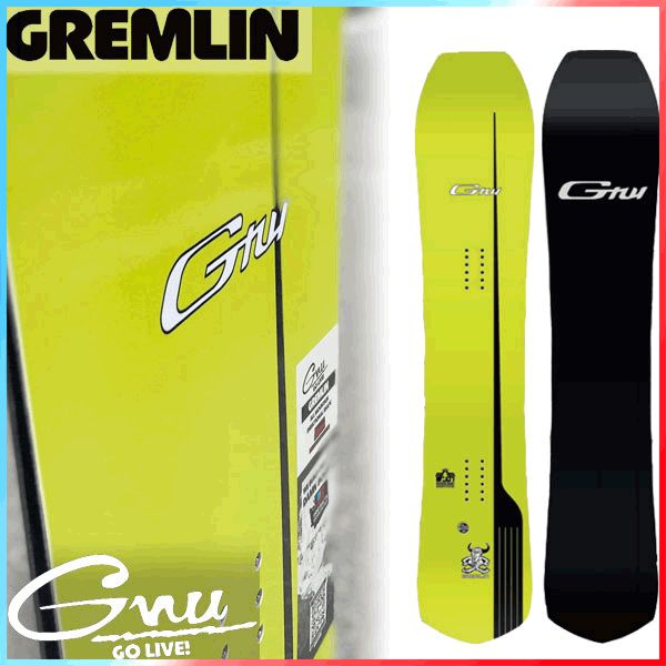 23-24 GNU / グヌー GREMLIN グレムリン メンズ スノーボード パウダー カービング 板 2024 型落ち