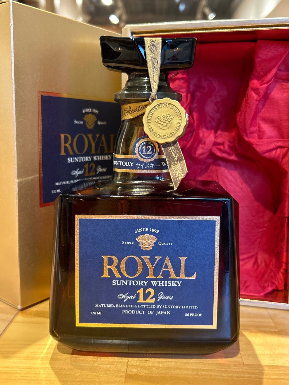 サントリー ウイスキー ローヤル 12年 660ml 未開栓 古酒］未開栓