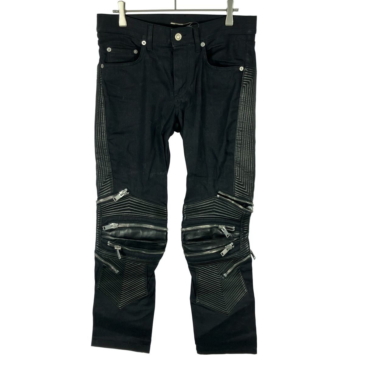 国内正規】14AW SAINT LAURENT PARIS サンローラン パリ ボーダー 