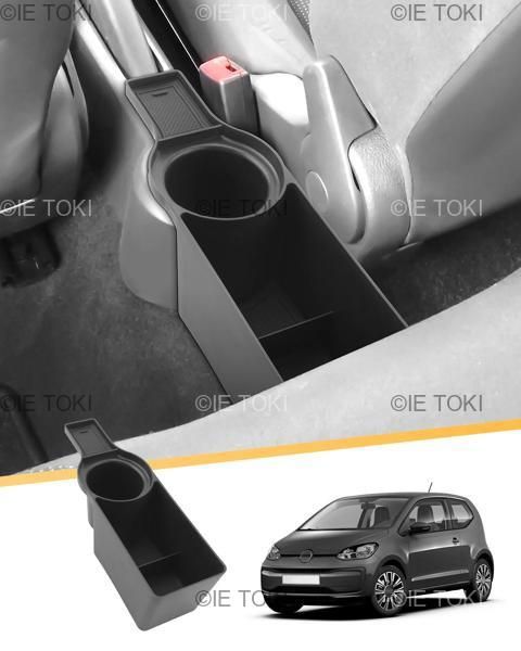 LFOTPP 車リア カップ ホルダー収納ボックス VW のアップ/シート Mii/シュコダ Citigo 2013年-2021年自動インテリア VW 2023年アクセサリーまで