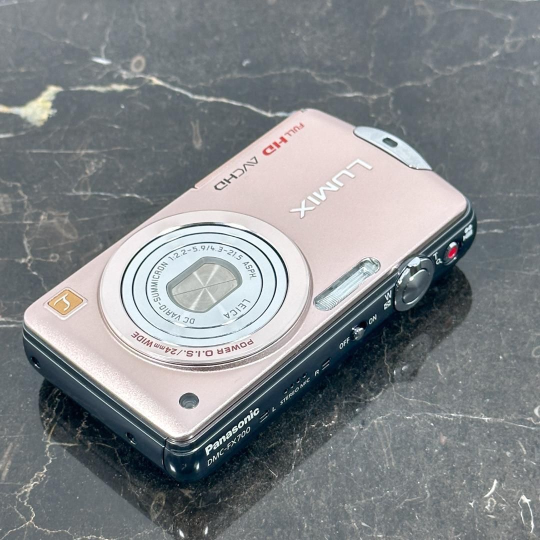 【美品】Panasonic LUMIX DMC-FX700 ピュアピンクゴールド Panasonic LUMIX DMC-FX700 ピュアピンクゴールド パナソニック