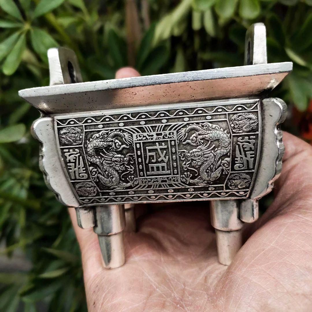 銅器 四方鼎 香炉 風水グッズ  小物 装飾品 彫刻 工芸品 美術品 置物 銅器 四方鼎 香炉 風水グッズ 小物 装飾品 彫刻 工芸品 美術品