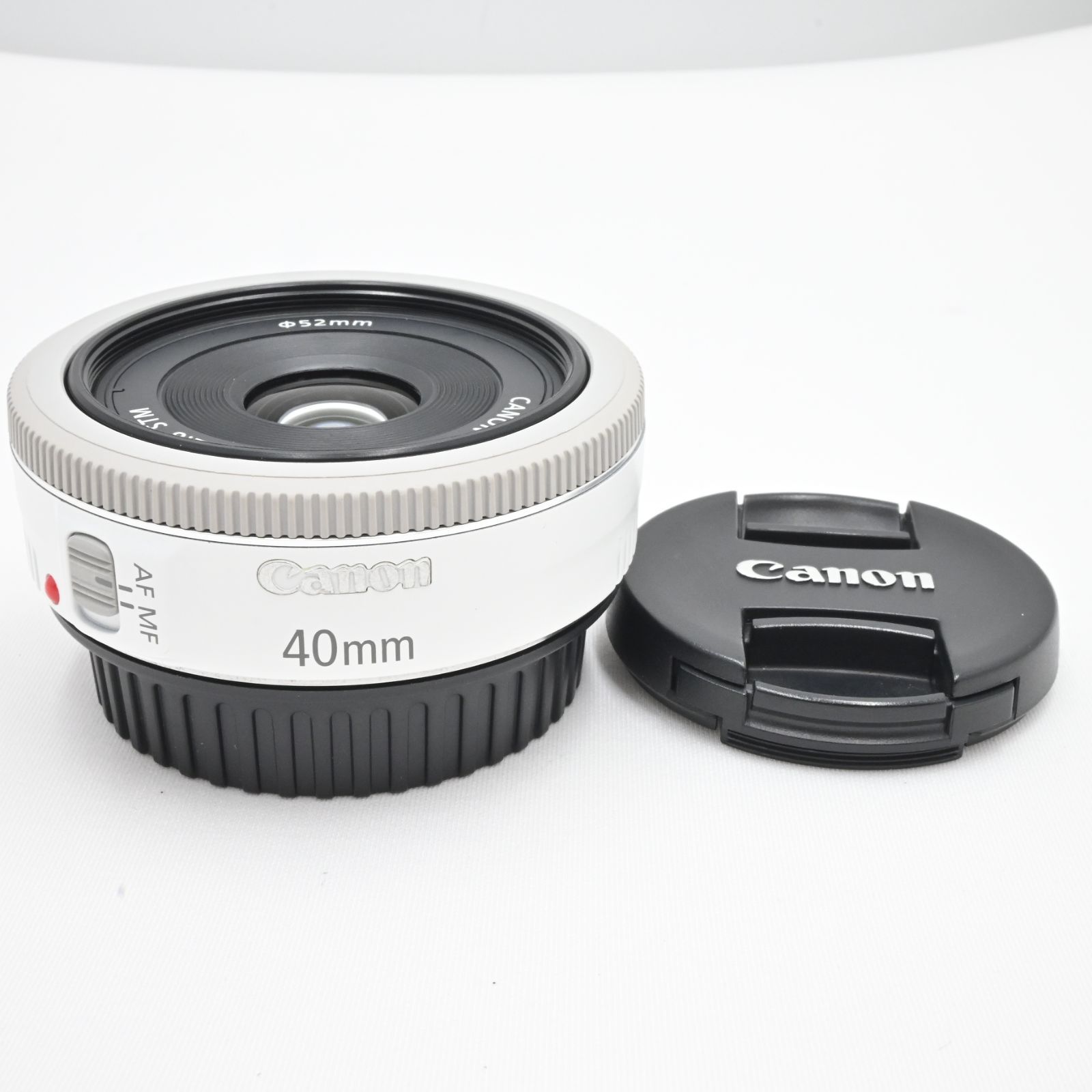美品！キャノン Canon EF 40mm F2.8 STM☆希少ホワイト！ Near Mint-Canon EF 40mm f/2.8 STM Pancake Lens White | eBay