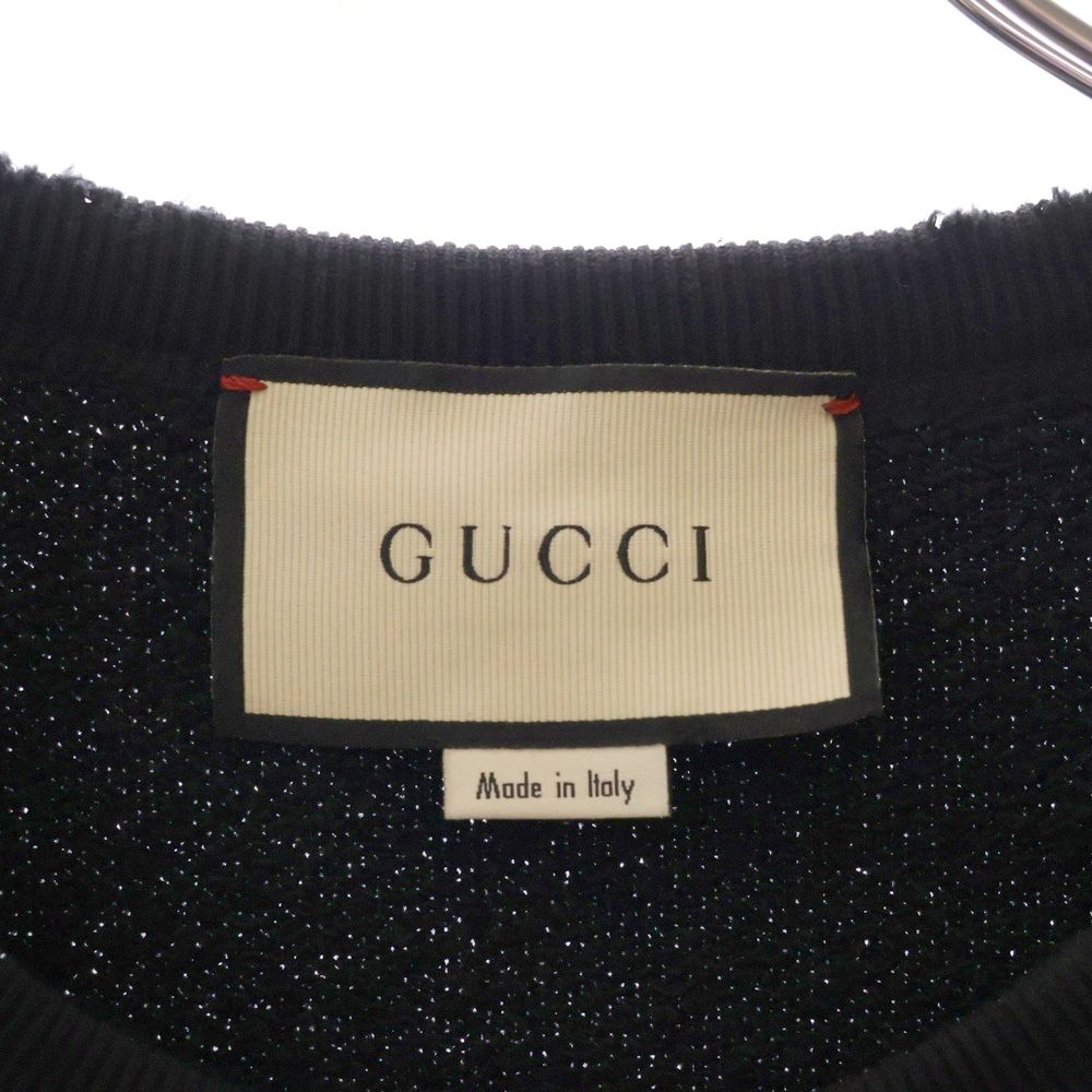 GUCCI (グッチ) 18AW ヴィンテージ加工ロゴプリント スウェット