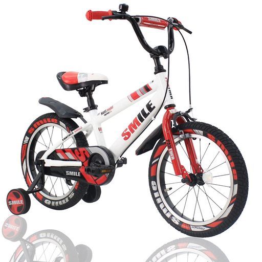 PANTHER パンサー 子供 幼児自転車補助輪 泥除け標準装備カラー6色サイズ2種合計12バリエーション3?8歳適合サイズ14?16インチオシャレでカッコいいデザインWHRed14Inch