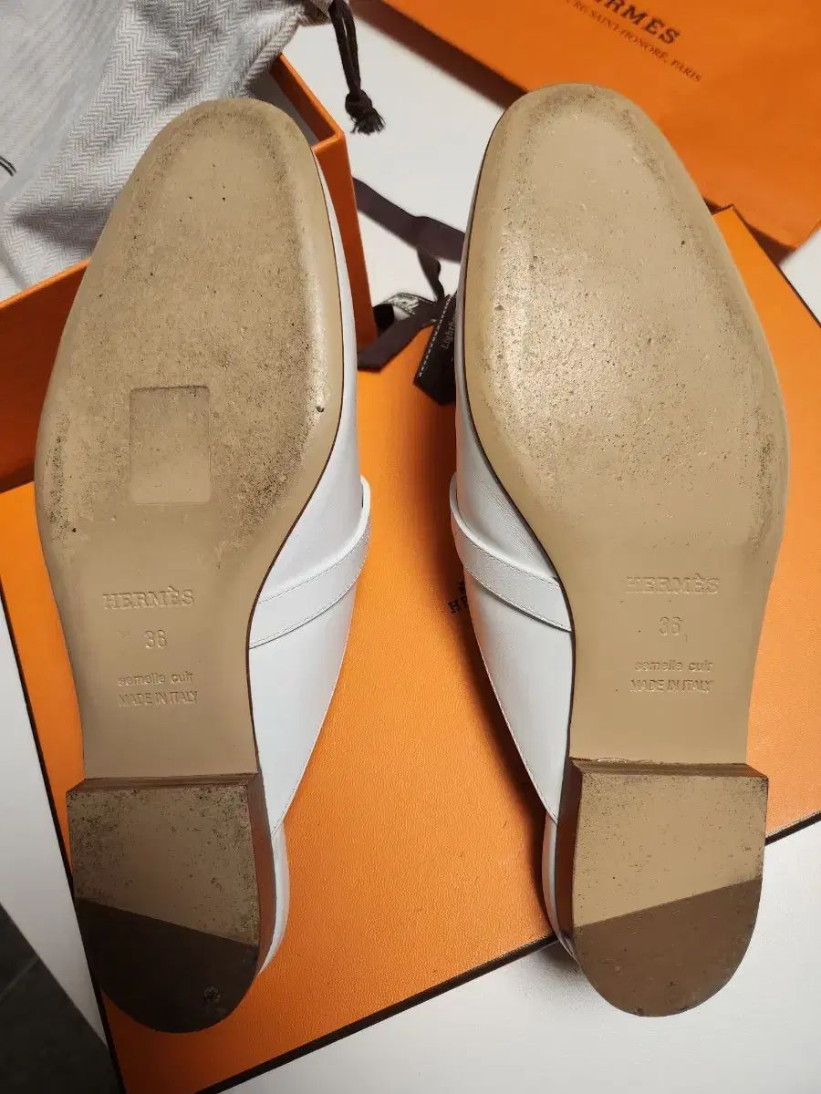 HERMES(エルメス) オズミュール 白 銀 36 エルメス オズ36