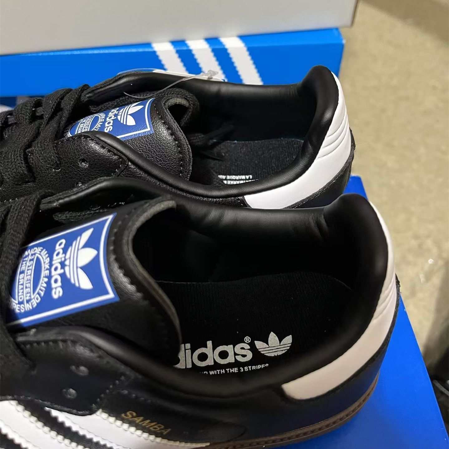 adidasアディダス サンバ Samba OG ブラック White Gum Adidas Originals Samba black