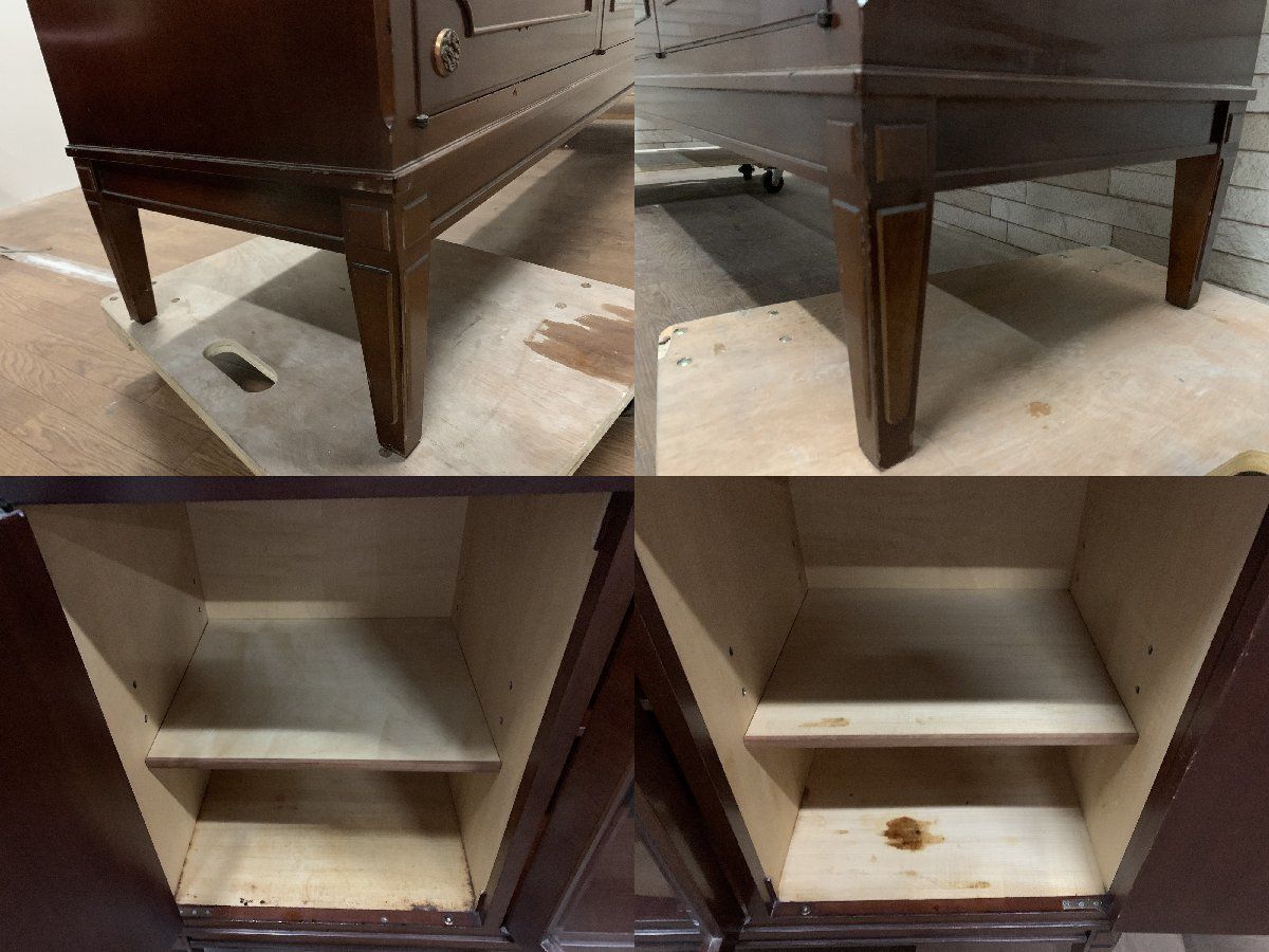 GMHK597○メープル不二家 神戸洋家具 サイドボード リビングボード 収納家