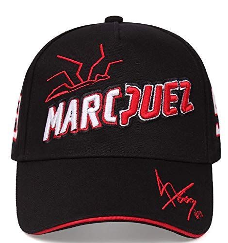 ブラック [Coolway] 93 Marc Marquez マルク・マルケス Moto GP キャップ (黒) [品]