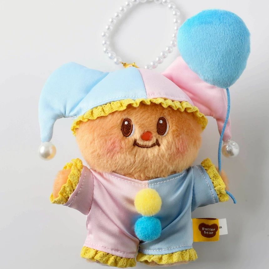 正規品】タイ バターベア Butterbear Clown Keychain ピエロ