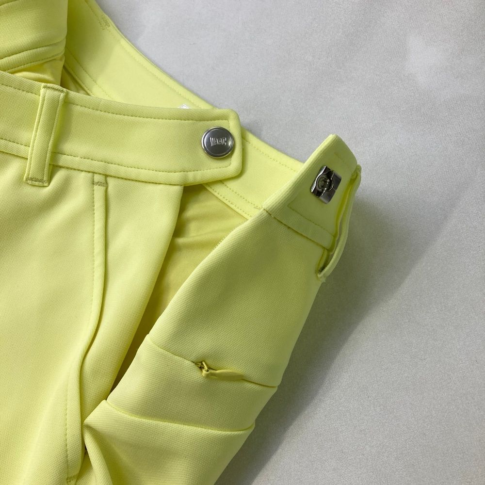 サイズ：0 WAAC ワック インナー付 スカート イエロー系 [240101475686