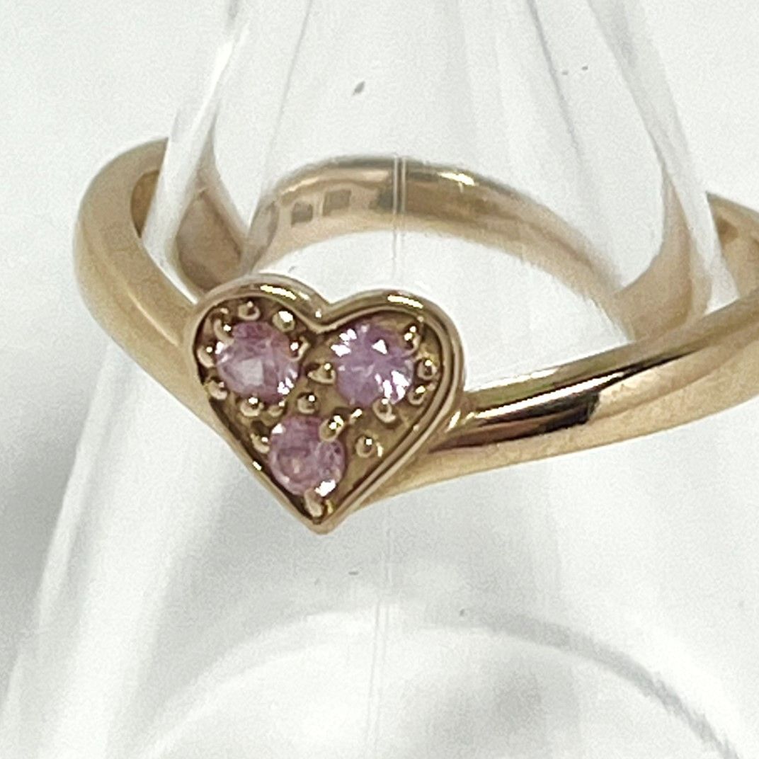 STARJEWELRYスタージュエリーK18ダイヤモンドピンクサファイアリング ...