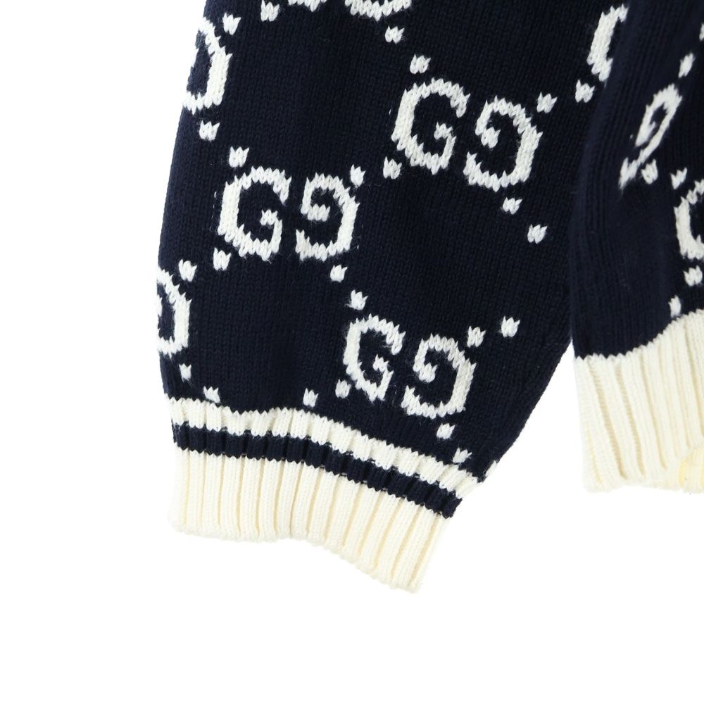 【未使用級！！】GUCCI GG カーディガン ロゴ 総柄 メンズ サイズXL 未使用級！！】GUCCI GG カーディガン ロゴ 総柄 メンズ サイズ
