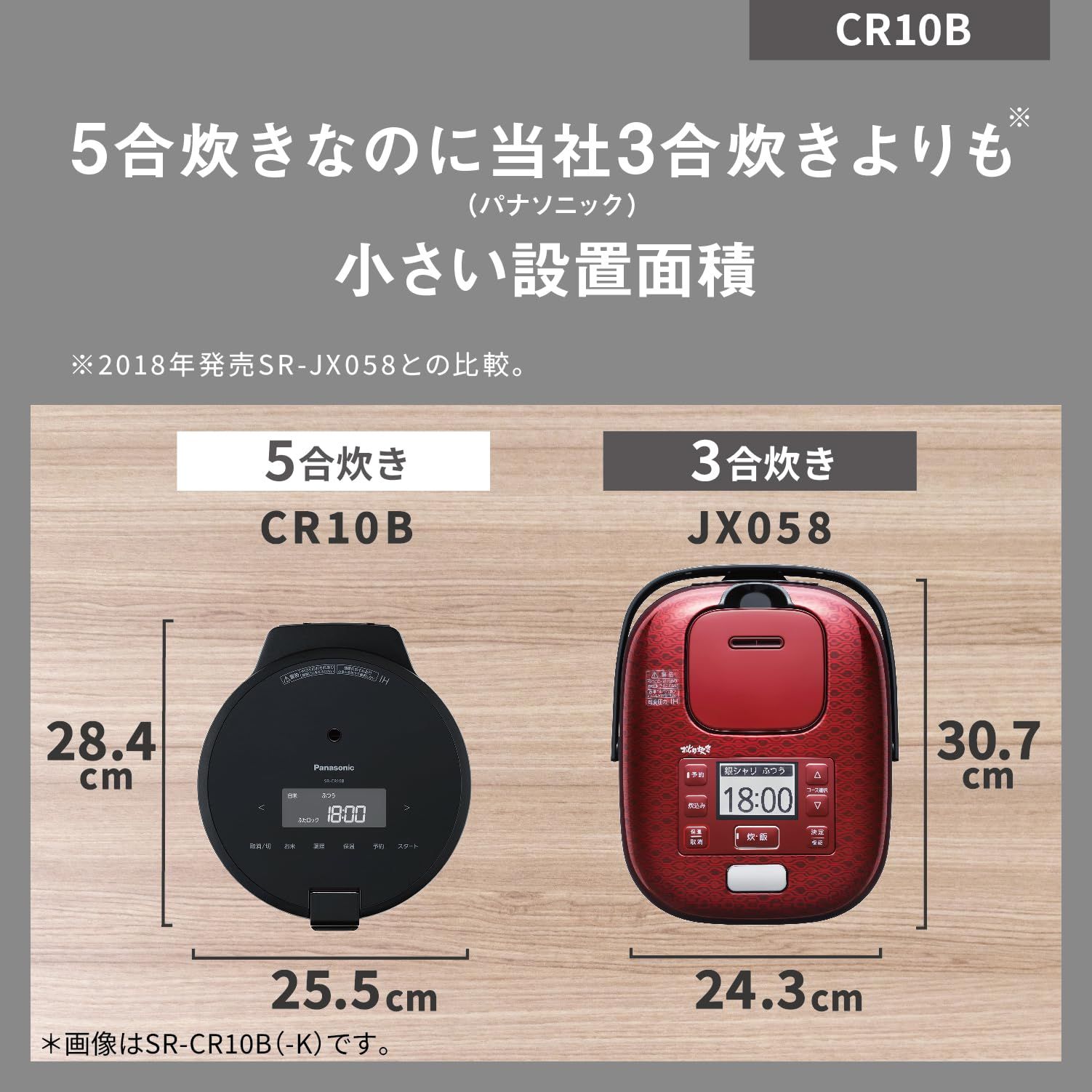 パナソニック 炊飯器 5合 圧力IH 新生活 一人暮らし コンパクト