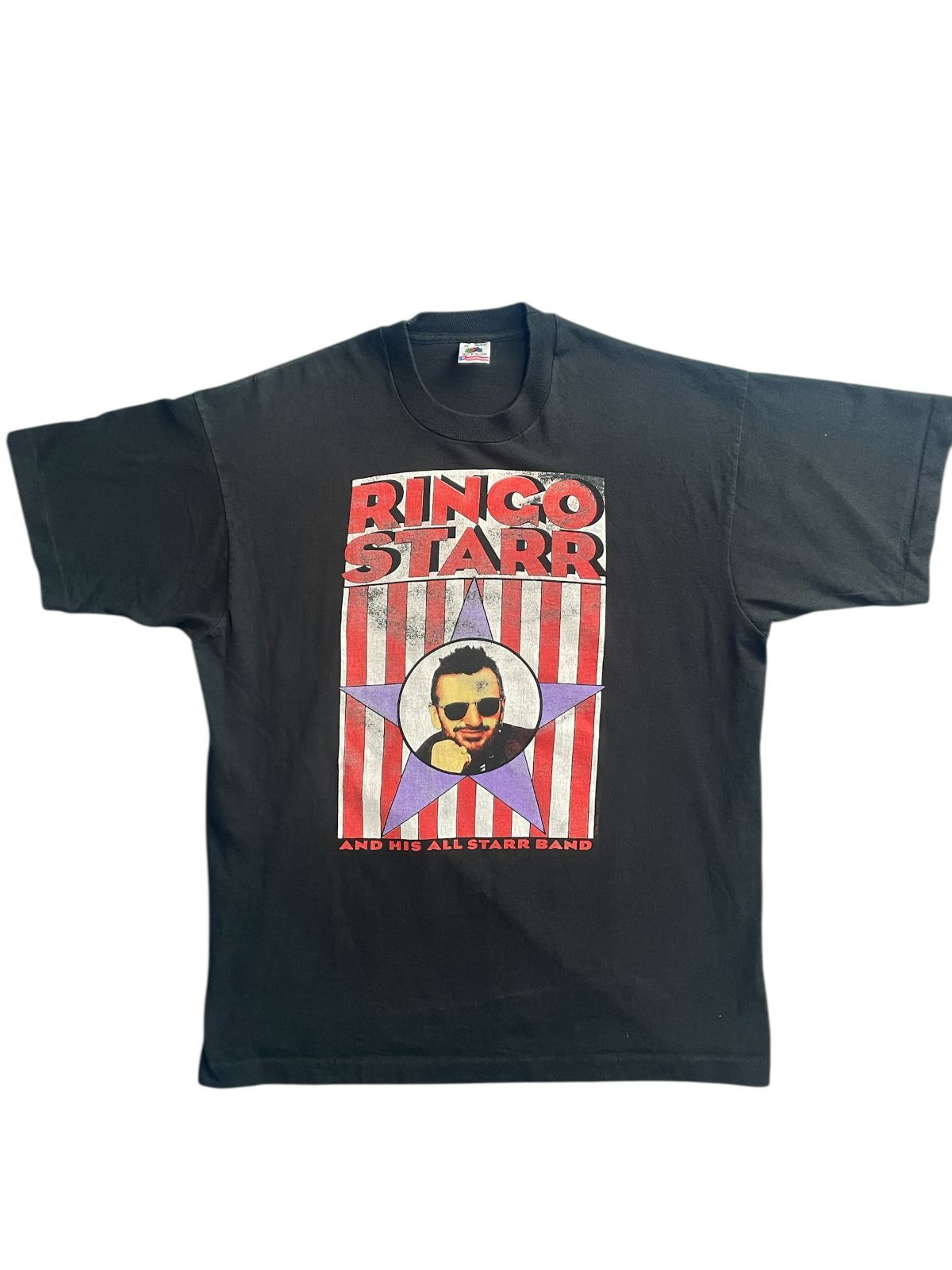 90s RINGO STARR(リンゴ・スター) バンドTシャツ BEATLES】ビートルズ RINGO STARR(リンゴスター) 90s Vintage T
