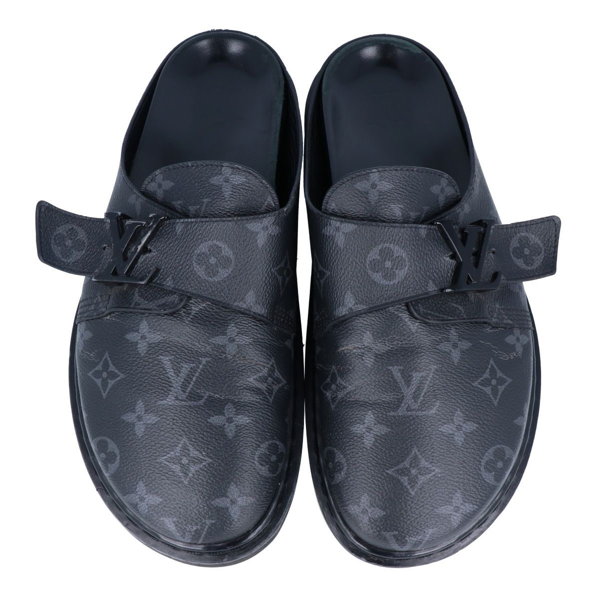 サイズ8 LOUIS VUITTON メンズ モノグラム サンダル 25.5cm Louis