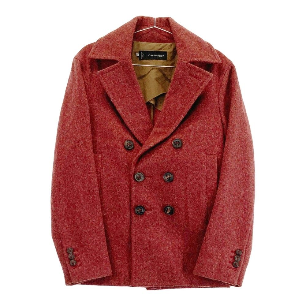 極美品 モンゴメリー チベット 英国製 ダッフルコート ヘリンボーン オレンジ 英国製】ムーアブルック ヘリンボーン ダッフルコート オレンジ TULB M