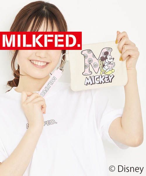 ミッキー ミニー ディズニー ミルクフェド MILKFED ポーチ ミニー