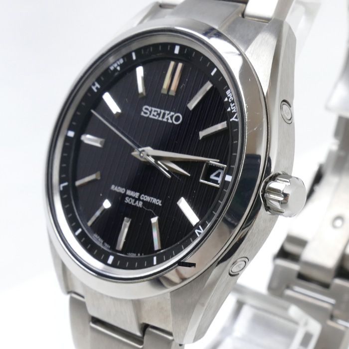 SEIKO セイコー ブライツ 腕時計 ソーラー シルバー SAGZ083/7B24-0BH0 電波 メンズ 中古 - メルカリ