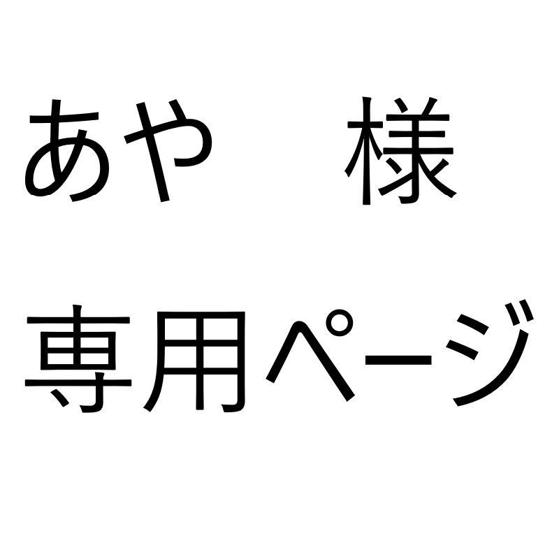 あや様 専用ページ - その他