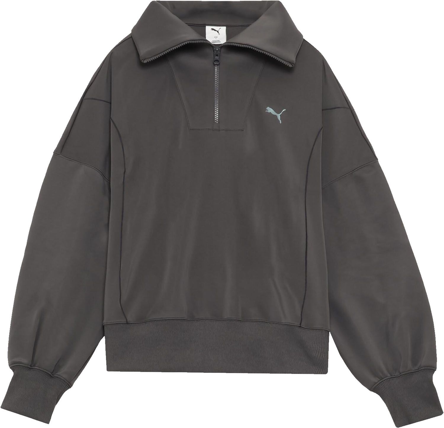 プーマ PUMA TRN EDGE ニット ハーフジップ 528077 44 DUSKYGRAY