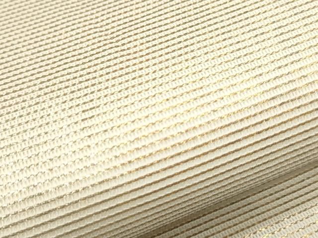 平和屋着物＊夏物 九寸開き名古屋帯 霞文 銀糸 正絹 ストア 逸品