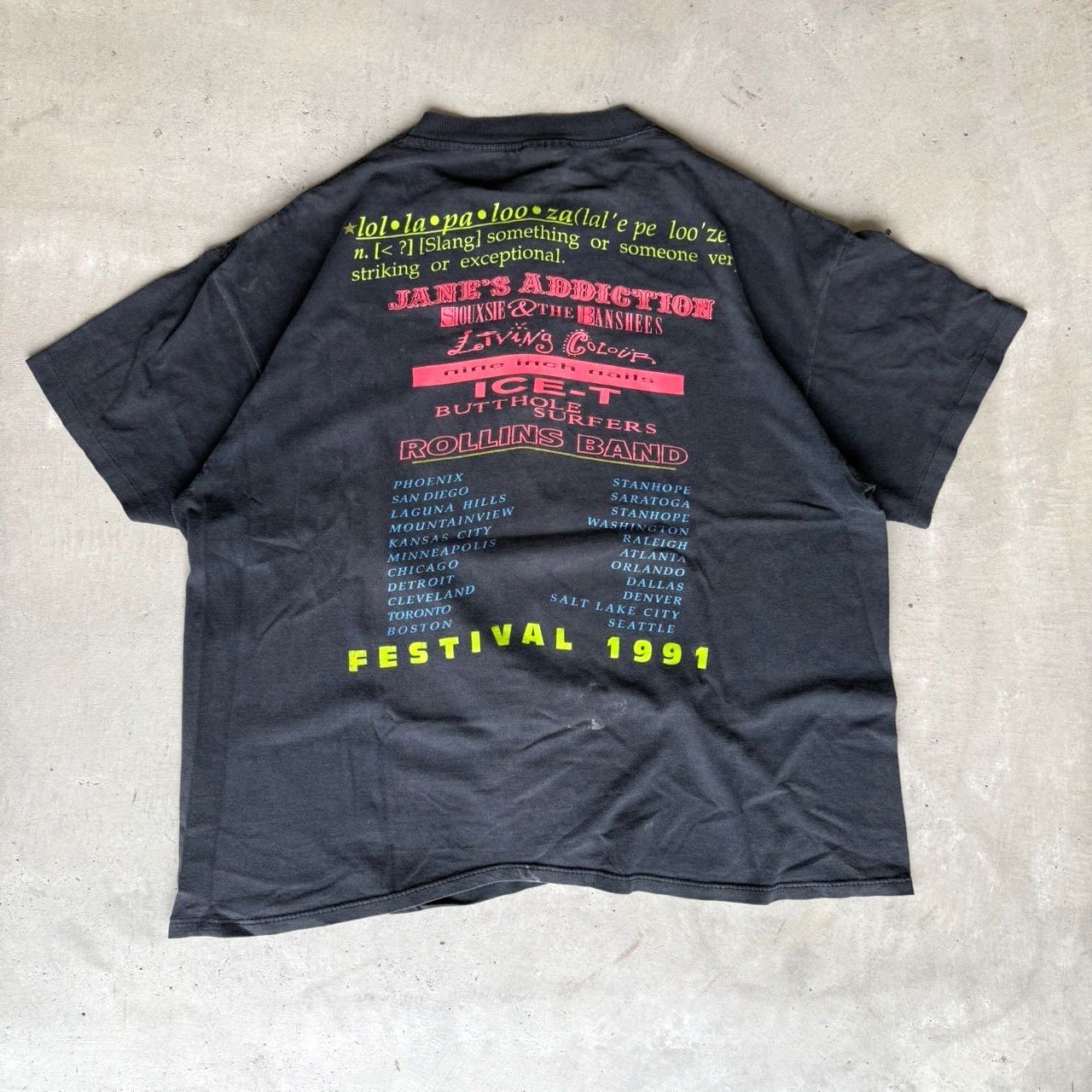 LOLLAPALOOZA ロラパルーザ 90's tシャツ Marlboro 山田蓮着