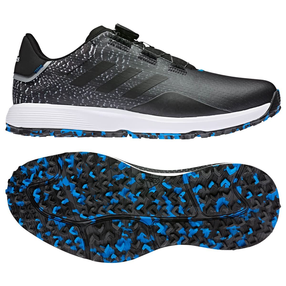 アディダスゴルフ] ゴルフシューズ S2G SL ボア メンズ コアブラック