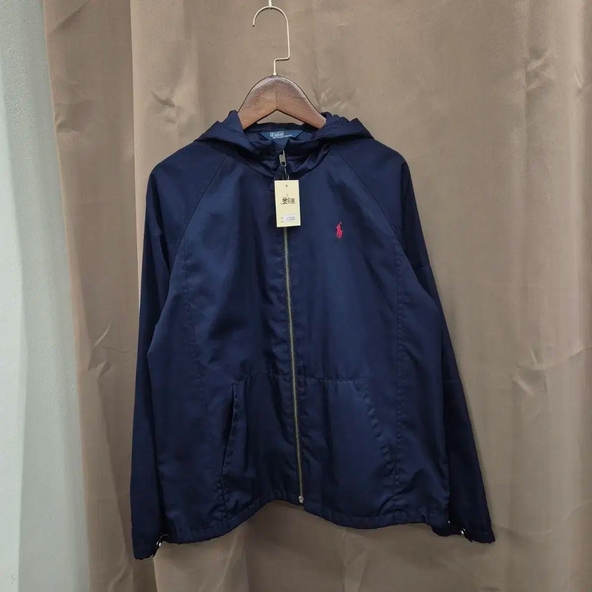 ポロ Ralph Lauren ラルフローレン ネイビー フード ウィンドブレーカー