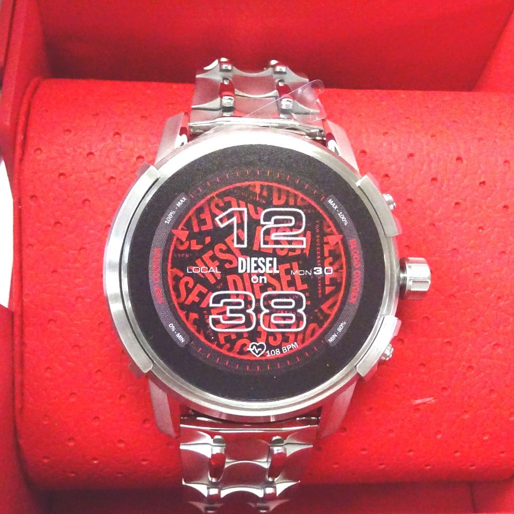 DIESEL スマートウォッチ DZT2041 DIESEL DZT2041 Wear OS レッド