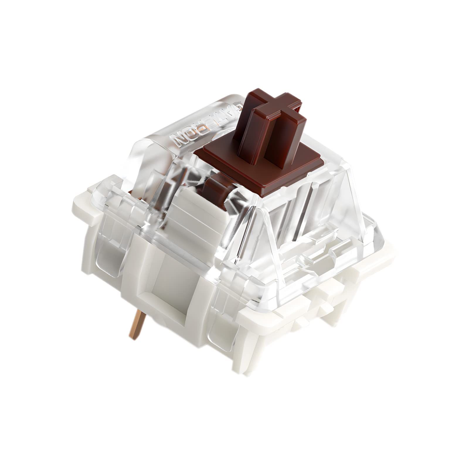 Tugeta Gateron G Brown Pro 潤滑済み 3ピン リニアキースイッチ RGB SMD MX メカニカルキーボードスイッチ用 70個