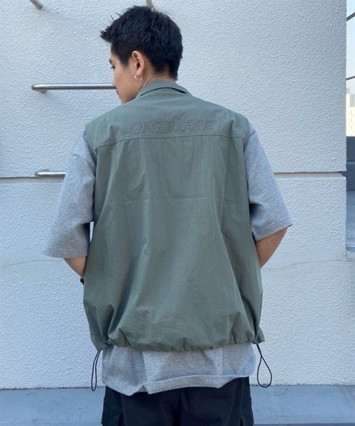 SANTA CRUZ ベスト　ベージュ SANTA CRUZ ベスト ベージュ - メルカリ