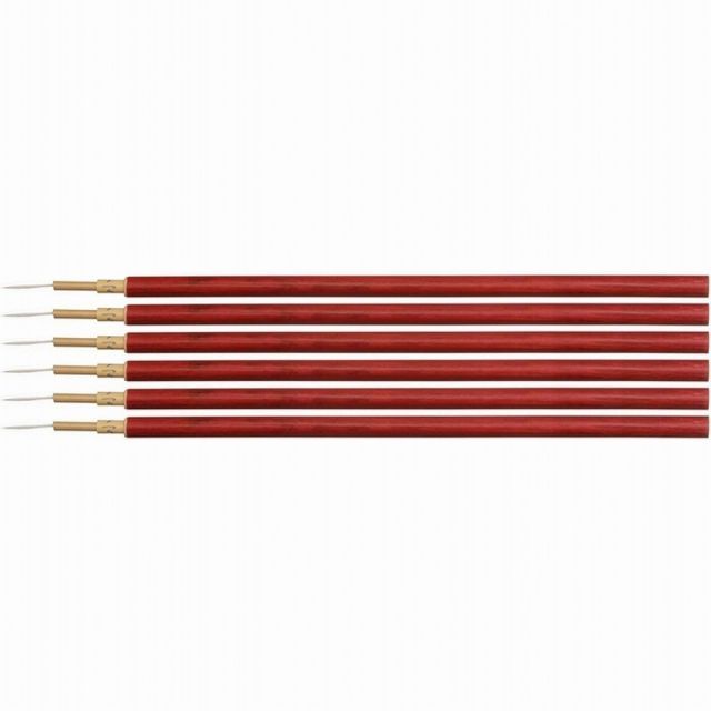 大塚刷毛製造 正文堂 蒔絵筆 小 6個セット