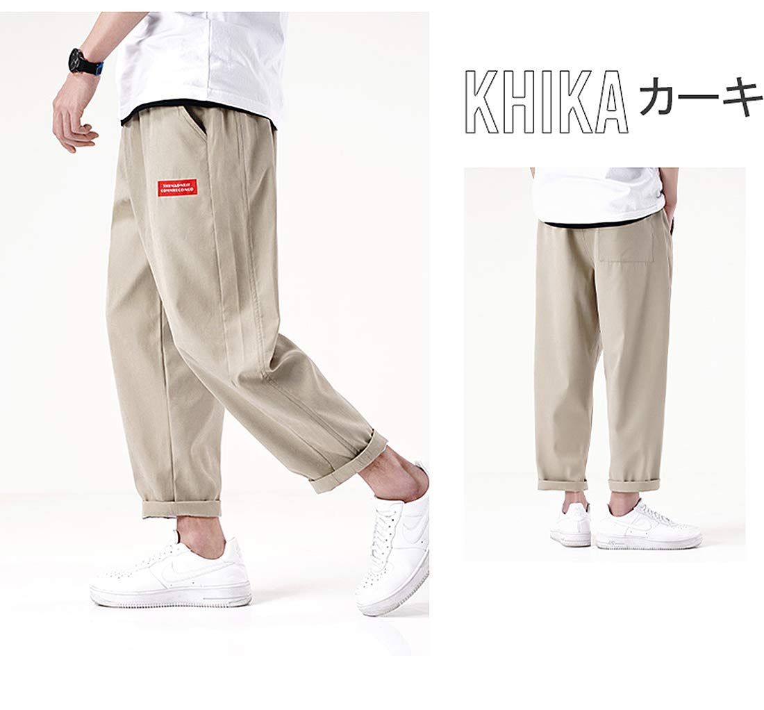 Poperdision] サルエルパンツ メンズ ズボン ワイドパンツ