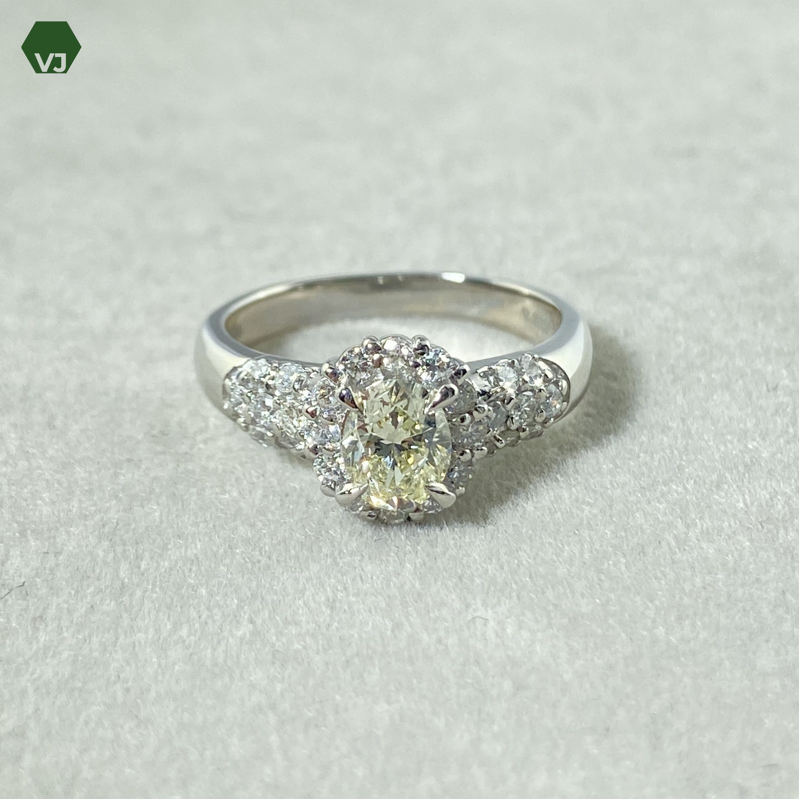15‐3】ダイヤモンド リング D1.099ct【中古】【PT900 】【10.5号】☆By 