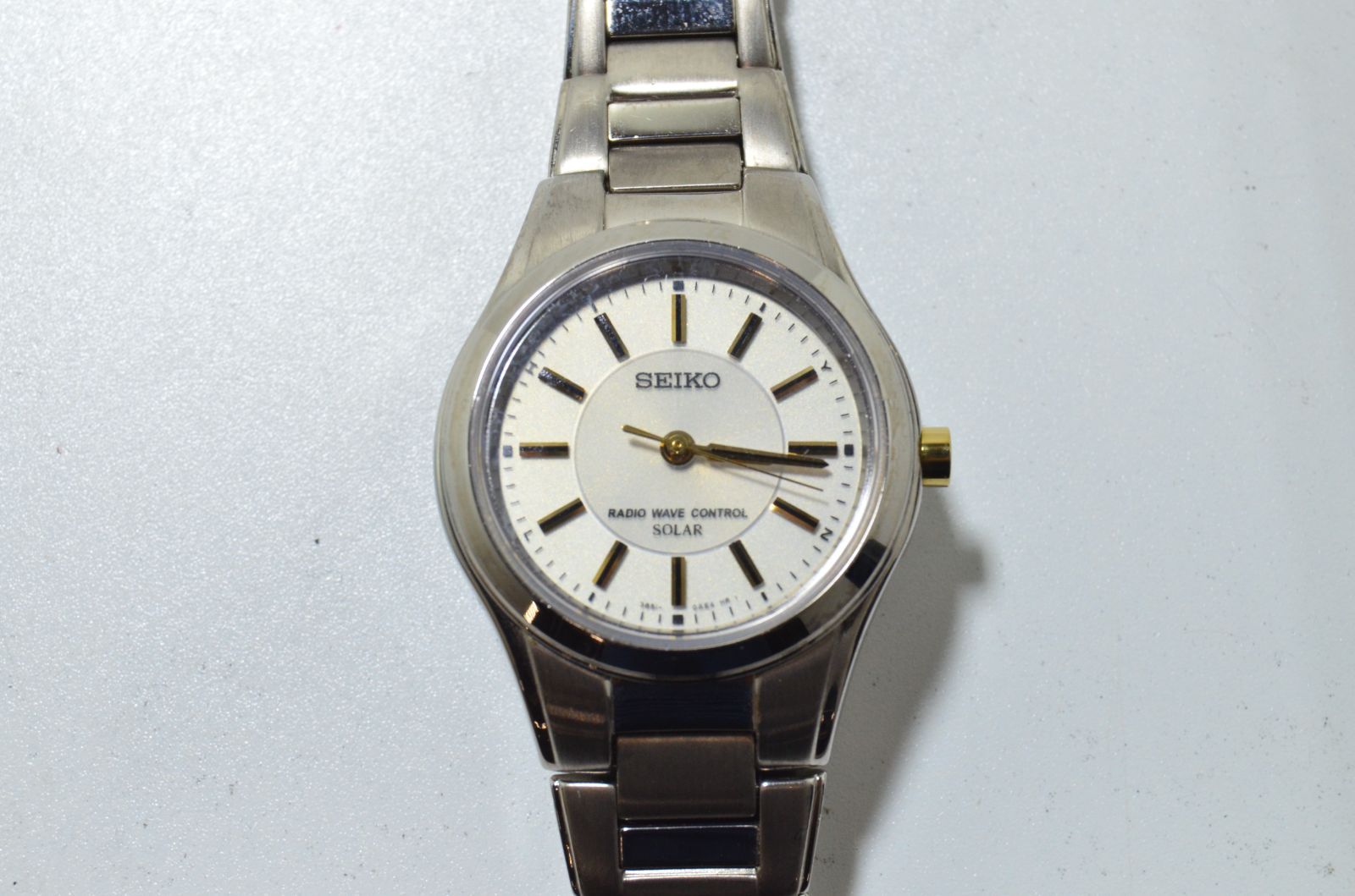 美品 動作品】 SEIKO セイコー RADIO WAVE CONTROL ラジオ