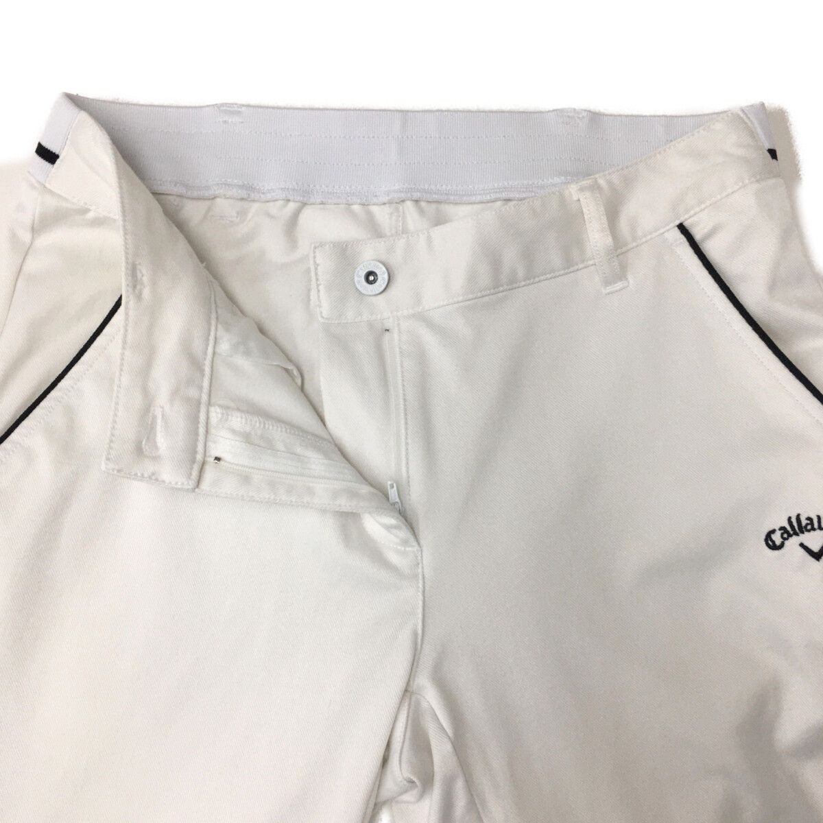 Callaway - coco 中古 キャロウェイ Callaway レディース パンツ M 白  ホワイト  シンプル ストレッチ 裏微起毛 レディース キャロウェイ Callaway パンツ M 白 ホワイト