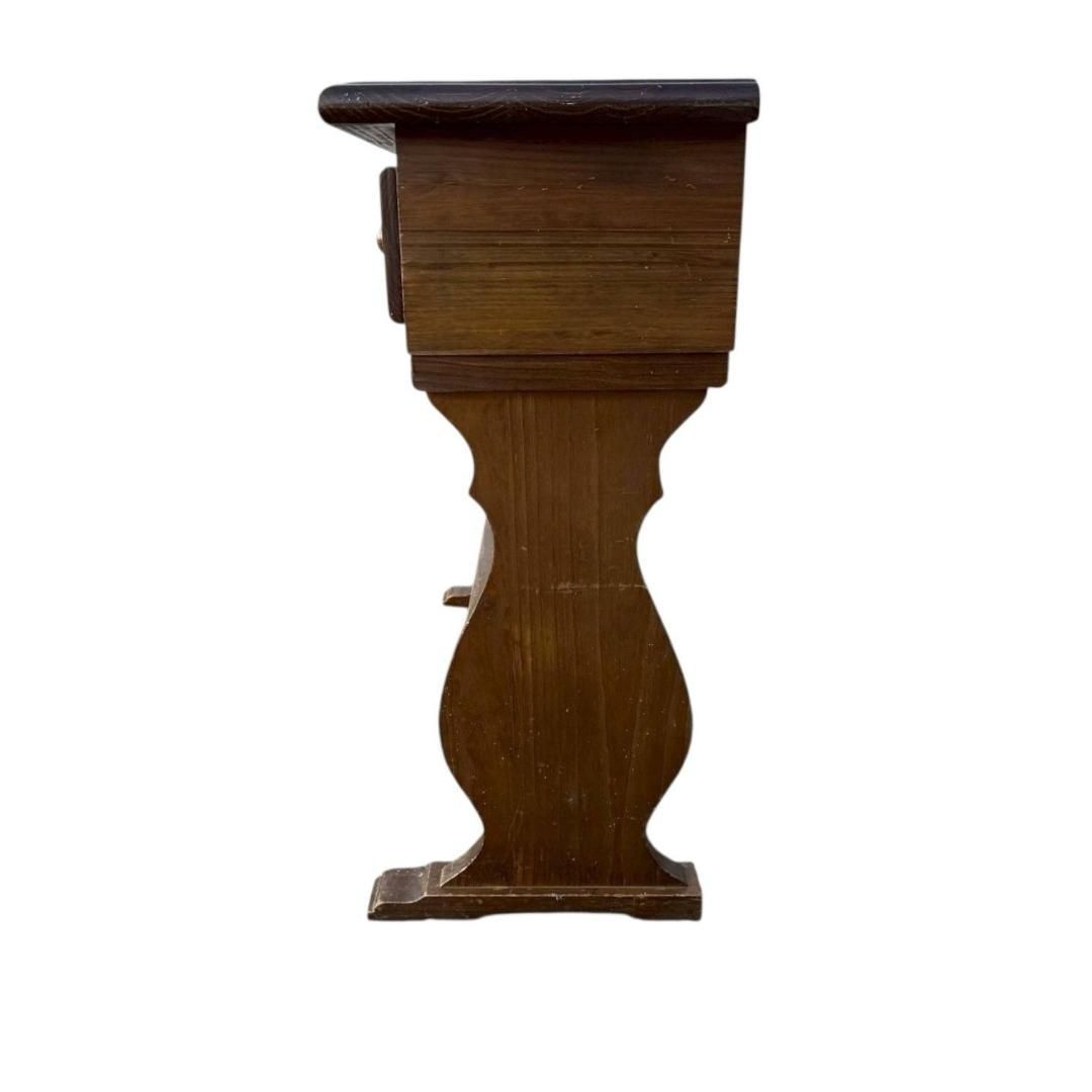 アンティーク タイル付きキャビネット