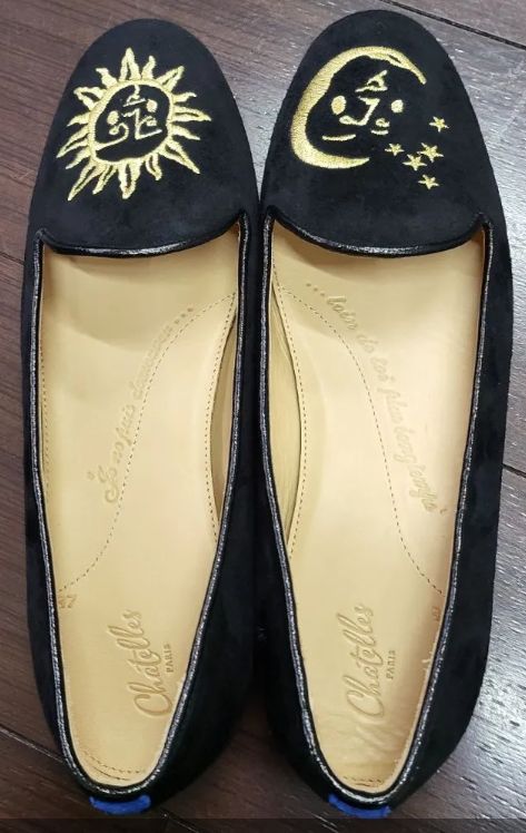 Chatelles/シャテル パンプス 太陽 月