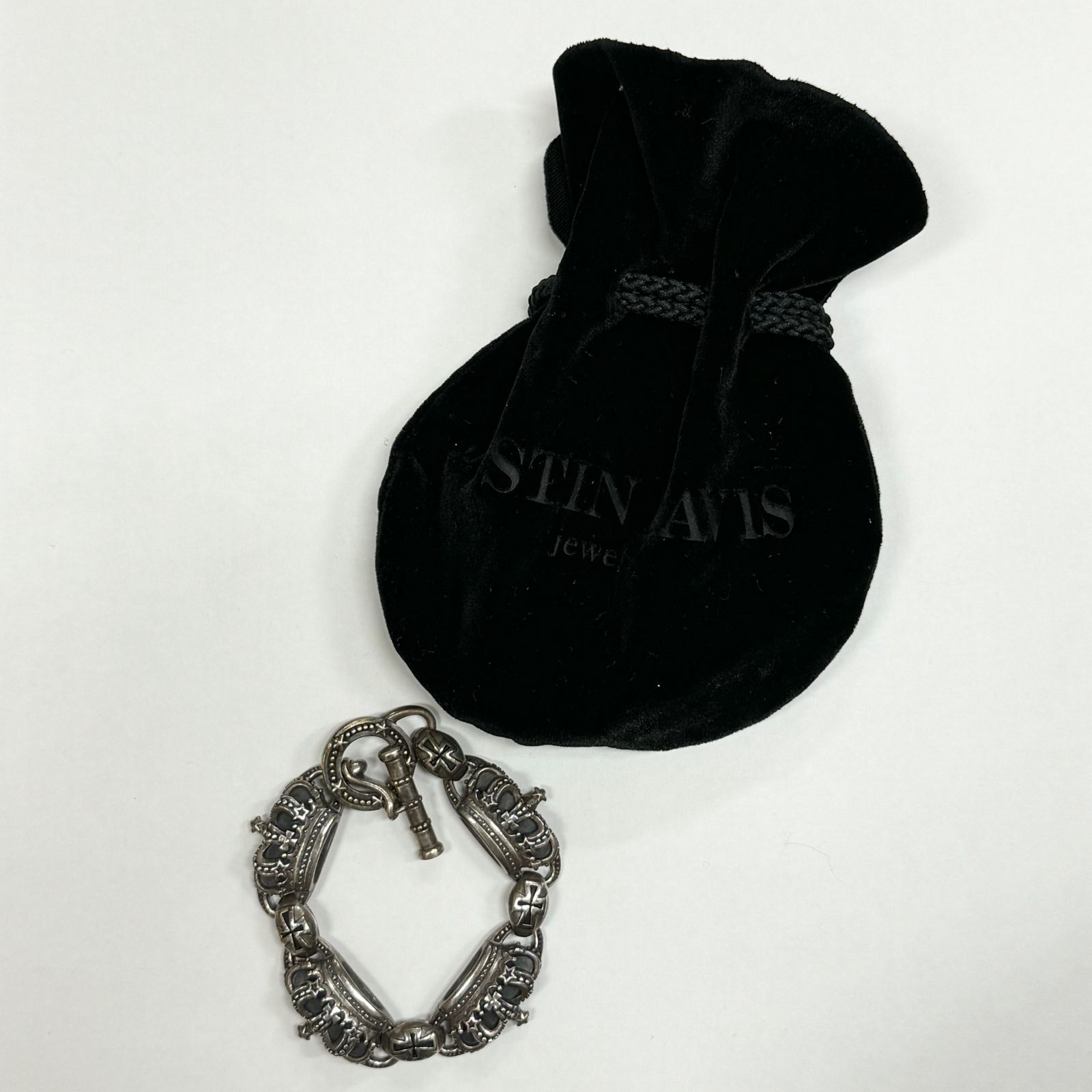 KIYOHARU FOR Justin Davis 廃盤　ブレスレット JUSTIN DAVIS × KIYOHARU クラウンクロスブレスレット ジャスティン