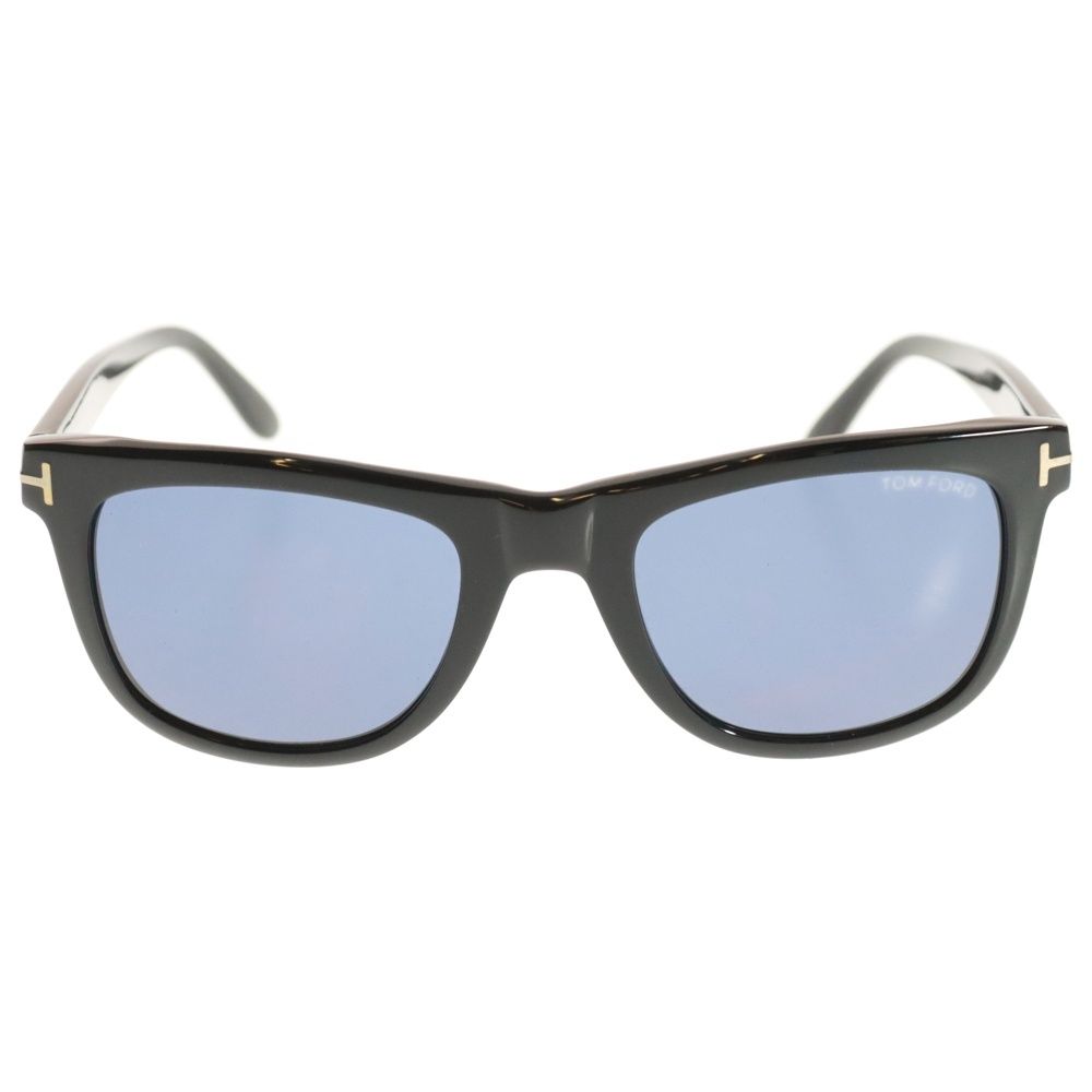 Leo TF336 01V トムフォード サングラス ウェリントン 黒縁 ブルー TOM FORD トムフォード サングラス 0336-01V Leo ブルー
