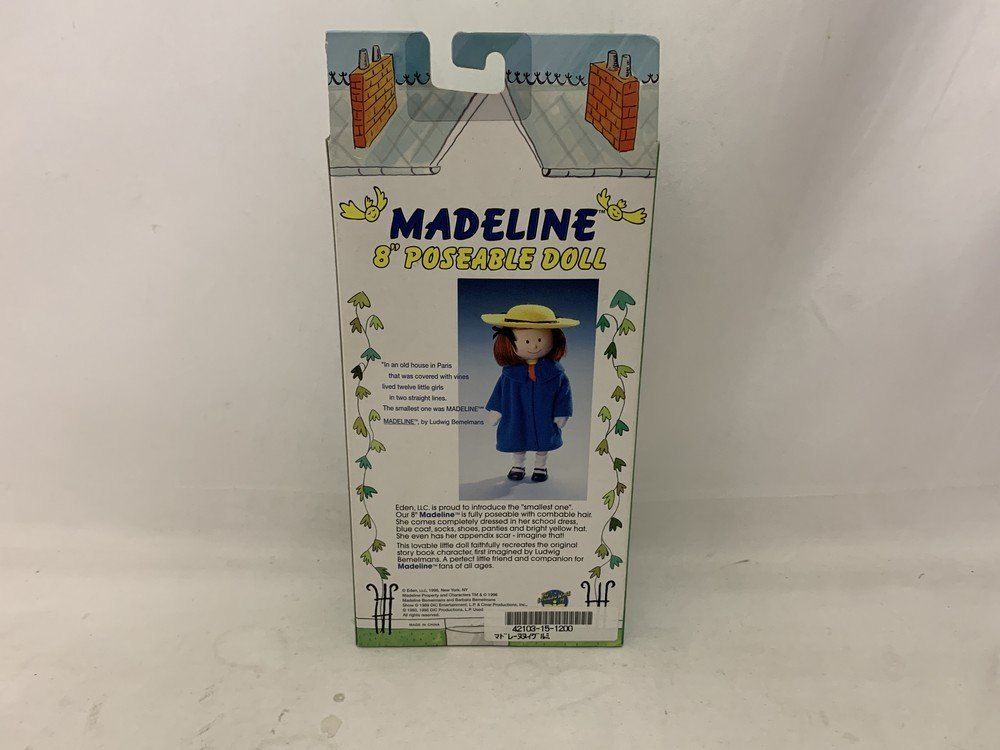 Eden エデン社 MADELINE マドレーヌちゃん 人形 ドール 箱付き サイズ: 8inch カラー: 画像参照 美中古品 Eden エデン社 MADELINE マドレーヌちゃん 人形 ドール 箱付き