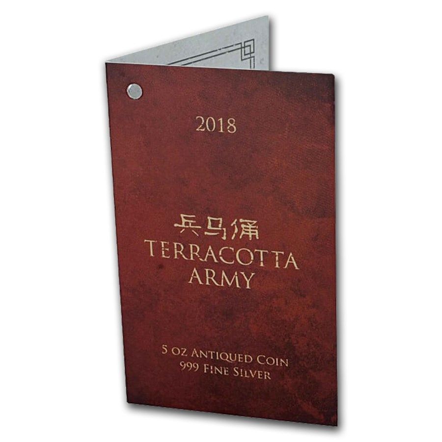 保証書付き] 2018年 (新品) フィジー「中国秦始皇帝・兵馬俑