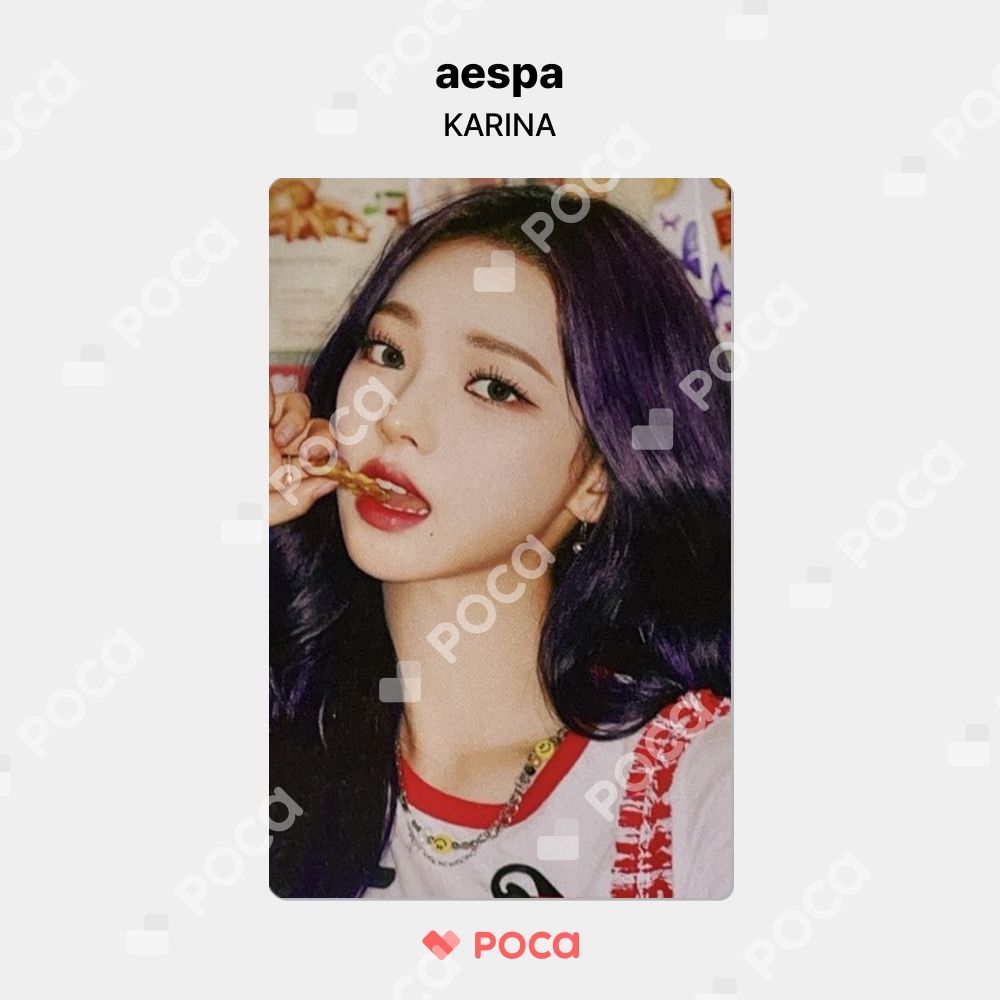 aespa カリナ トレカ MY SYNK. aespa MINI FRAME + PHOTO CARD