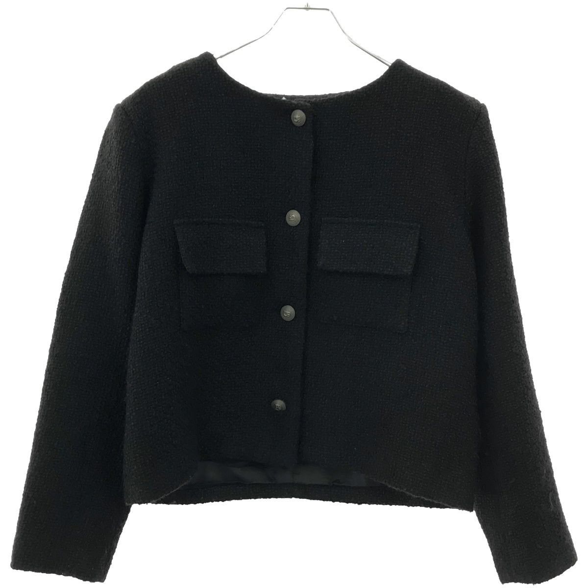 ok.soon オクスン tweed jacket ツイードジャケット ブラック
