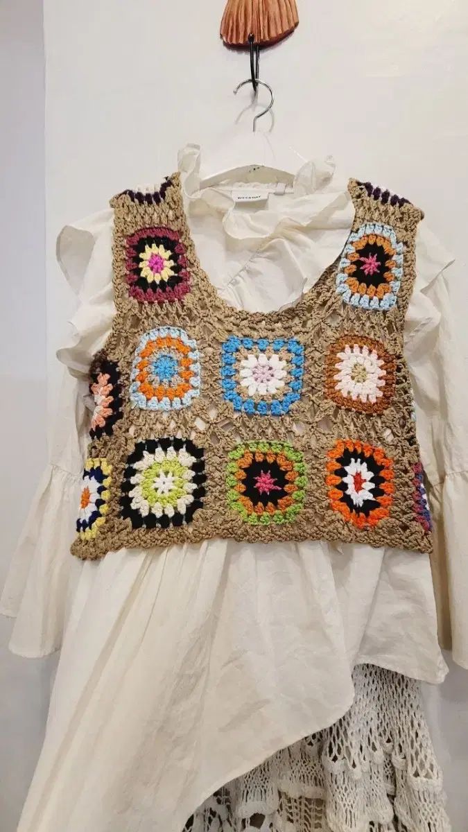 ニット 輸入かぎ針編み