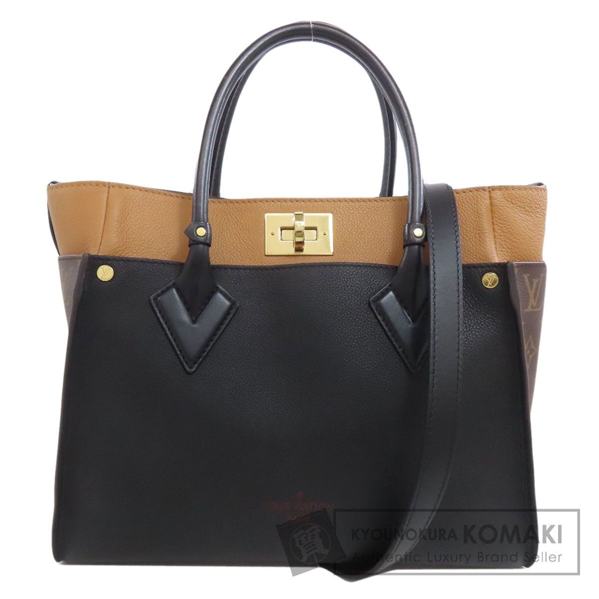 LOUIS VUITTON ルイヴィトン M53823 オンマイサイドMM トートバッグ モノグラムキャンバス レディース