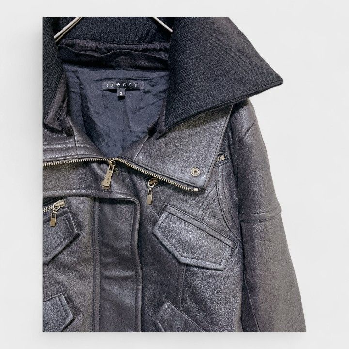 訳アリ】【theory】『セオリー』[レザージャケット] 皮ジャン